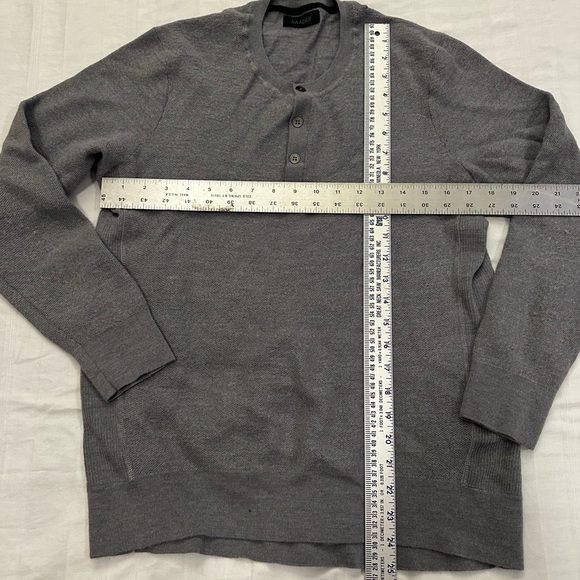 NAADAM 1/4 button up, pullover sweater - Picture 3 of 4